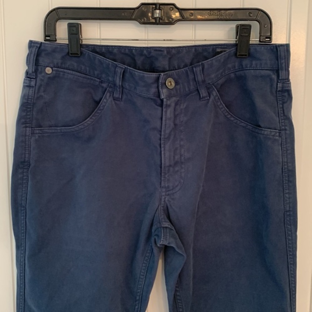 Bonobos 32/32 blue corduroy tailored straight leg pants jeans